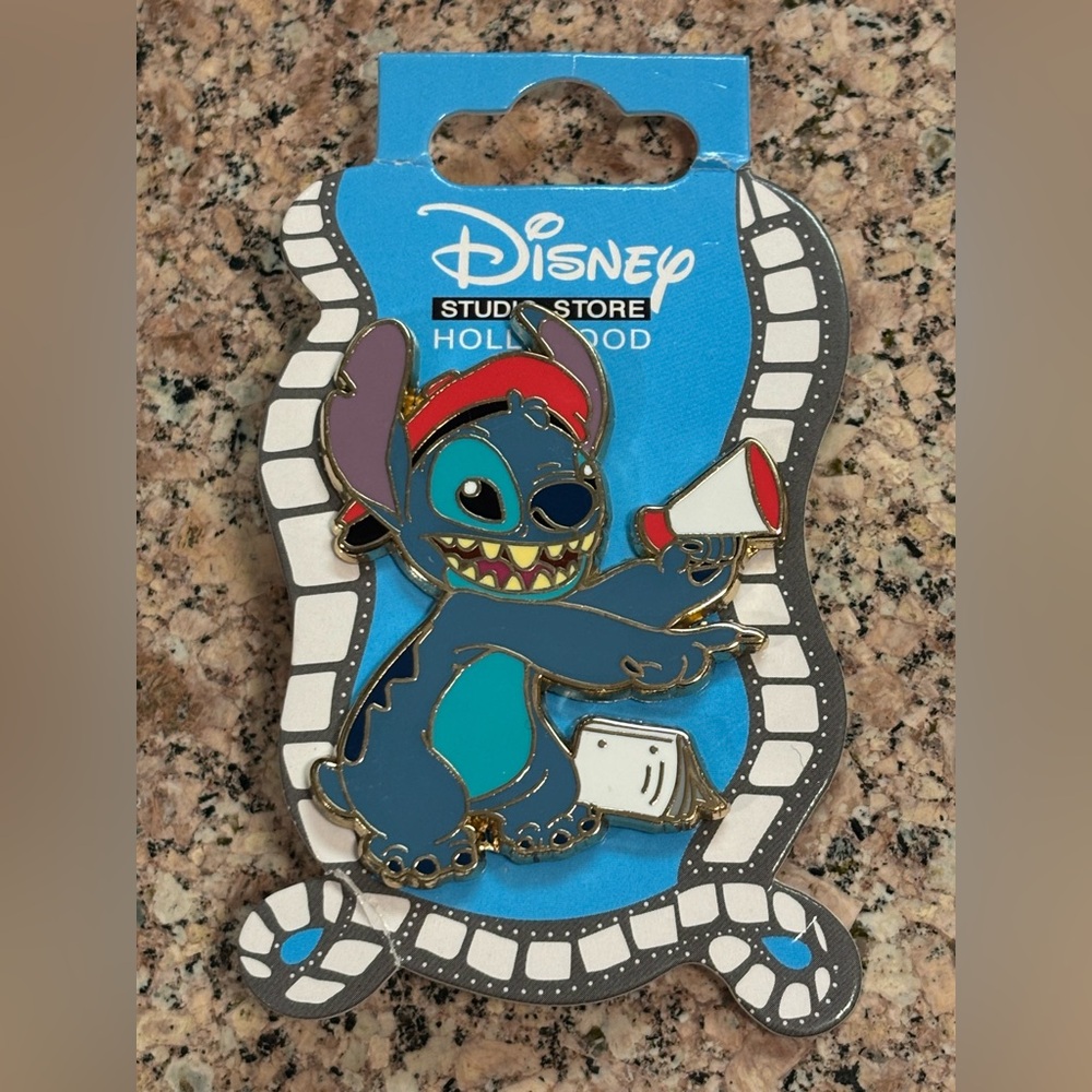 DSSH studio store hollywood Lilo & Stitch Director Megaphone Pin